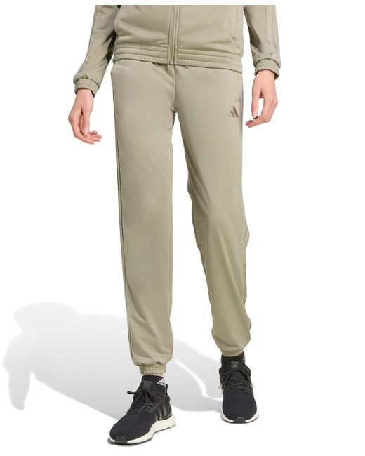 Adidas Natural Tricot 3-stripes Track Pants