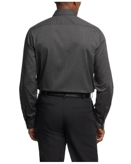 Calvin Klein Gray Slim-fit Dress Shirt for men