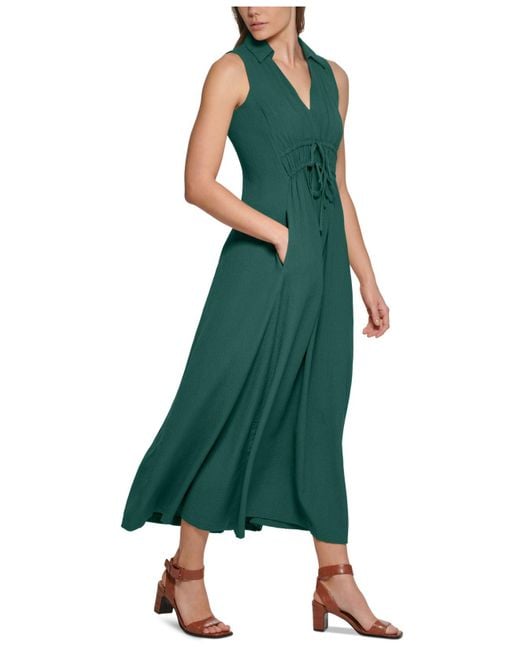 green emerald velvet dress Calvin Klein Womens Chiffon Belted Maxi Dress Green 2 at Amazon Women's  Clothing store