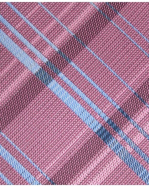 Steve Harvey Purple Van Heusen Plaid Tie for men