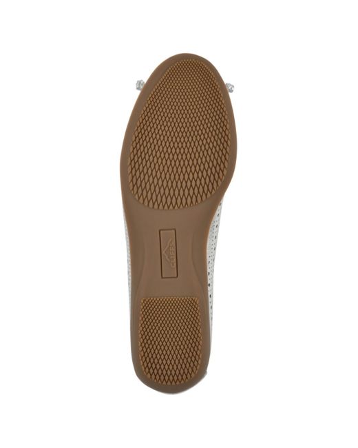 White Mountain Gray Cheryl Ballet Round Toe Flats