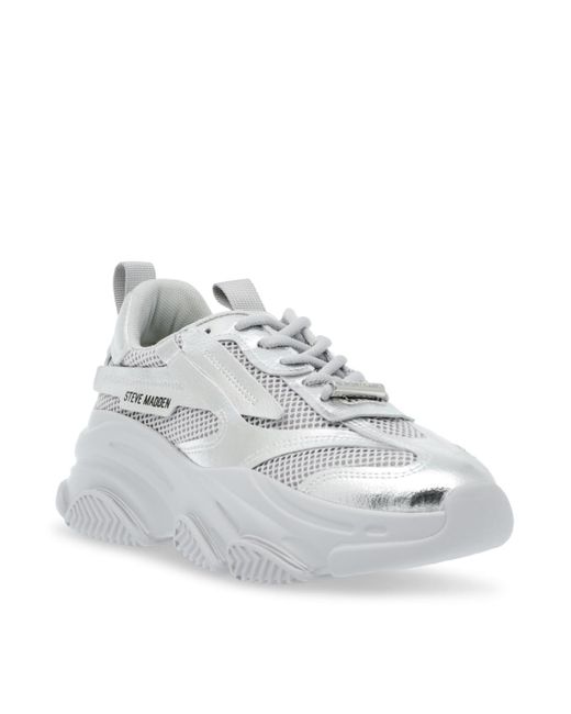 Steve Madden White Possess Fashion Sneakers for men