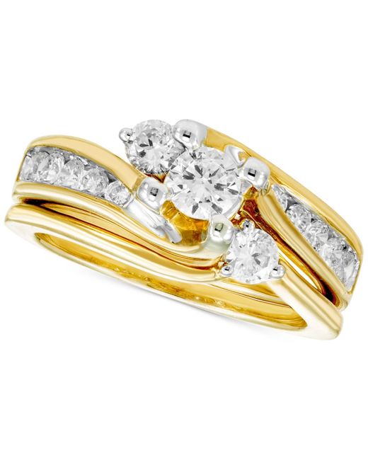 Macy's Metallic Diamond Bridal Set (1 Ct. T.w.