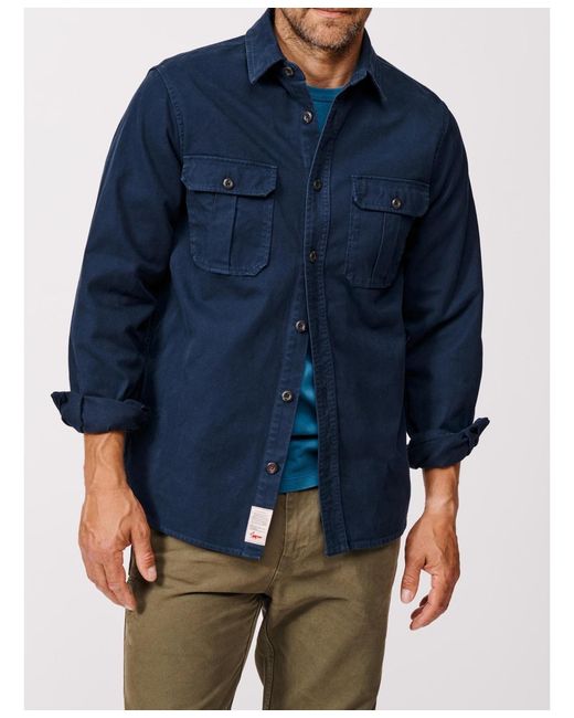 aubi Blue Dovedale Overshirt