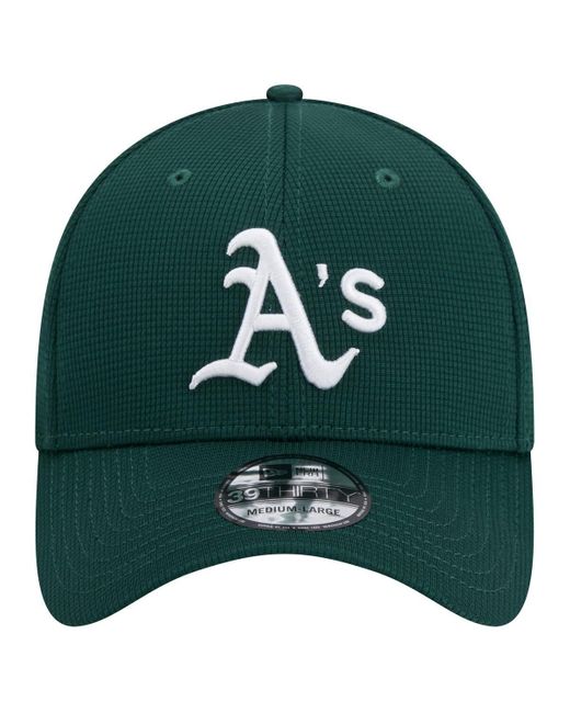 KTZ Green Oakland Athletics Active Pivot 39thirty Flex Hat for men