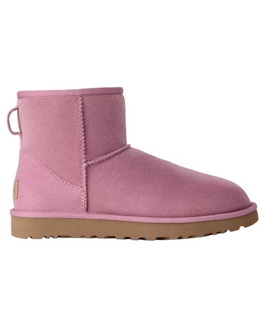 Ugg Purple Classic Ii Pull On Mini Boots