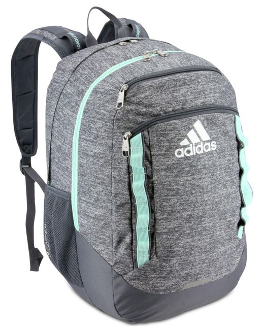 Adidas Gray Excel V Laptop Backpack Accessories