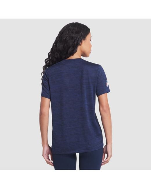 Nike Midnight Blue Los Angeles Rams 2025 Rivalries Collection Sideline Velocity Dri-fit T-shirt