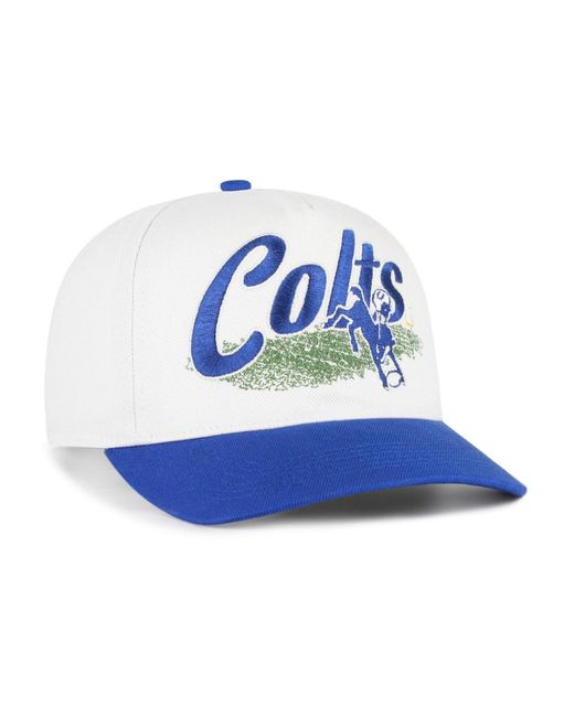 '47 Blue Indianapolis Colts Throwback Adjustable Enfield Baseball Cap for men