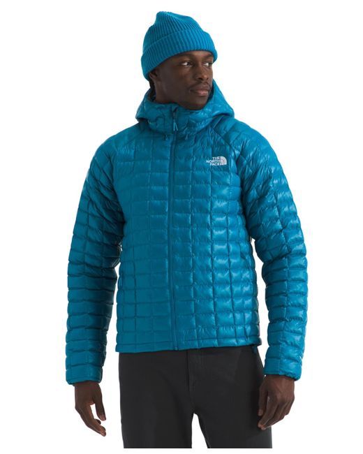 The North Face Men's Blue Thermoball Hooded Jacket