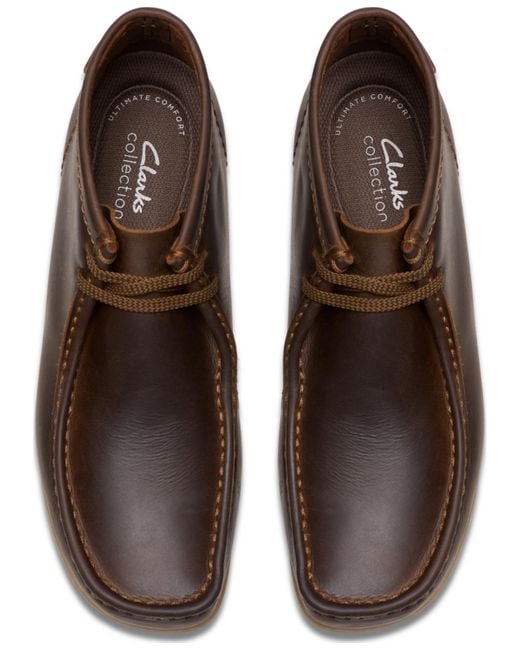 Clarks Brown Shacre Boots for men