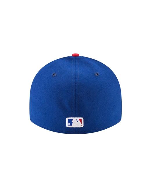 KTZ Blue Chicago Cubs 2025 Mlb World Tour: Tokyo Series Side Patch Low Profile 59fifty Fitted Hat for men