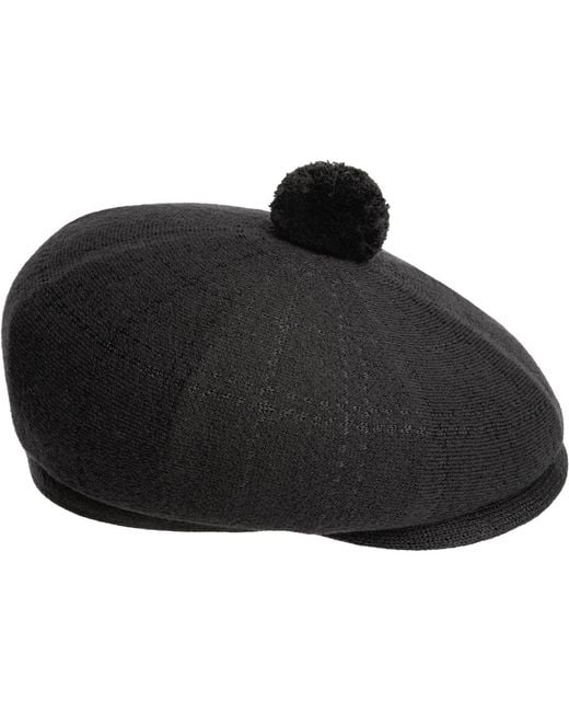 Kangol Black New Heritage Flat Cap