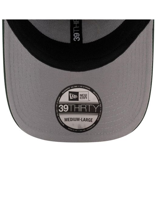 KTZ Black/green Green Bay Packers 2025 Nfl Draft 39thirty Flex Hat for men