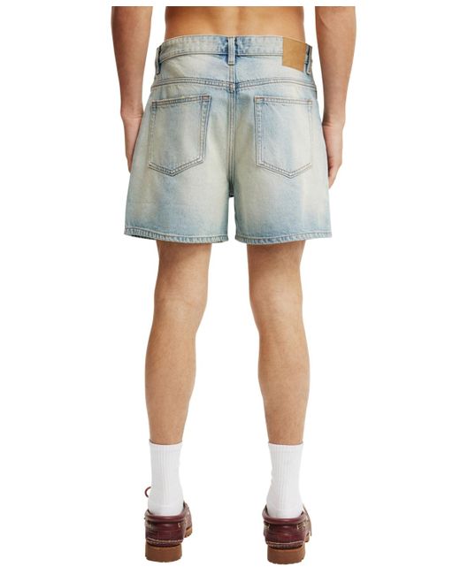 Cotton On Blue Denim Shorts for men