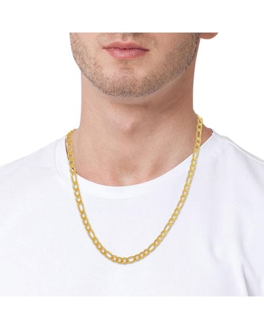 Lucky Brand Metallic Figaro Chain Necklace for men