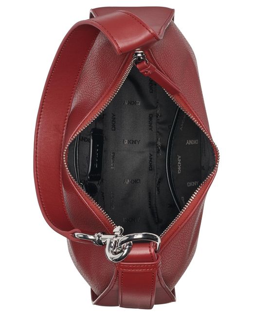 DKNY Red Thyme Medium Hobo Bag