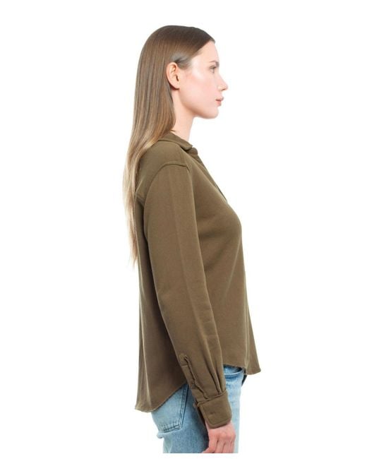 Wilt Green Clothing Button Front Sweatshirt
