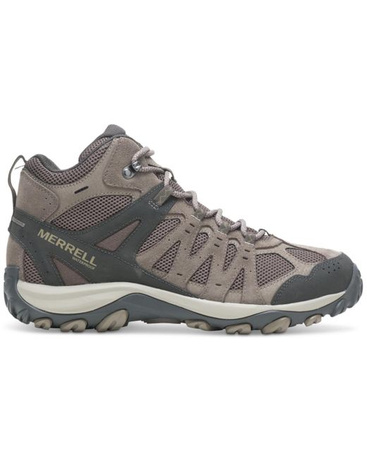 Merrell Gray Accentor 3 Mid Waterproof Lace-up Hiking Boots for men