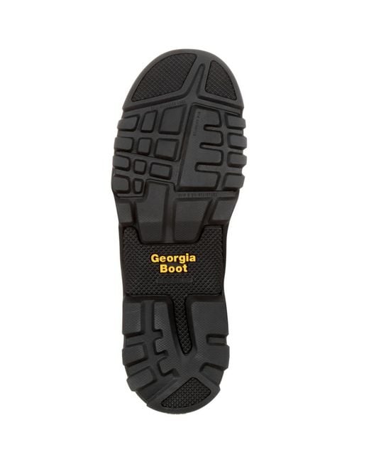Georgia Boot Black Amplitude Composite Toe Waterproof Work Boot for men