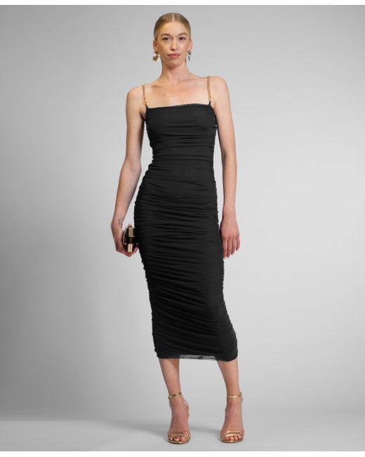 rachel roy dress black Black Cotton Corset Top main image 1