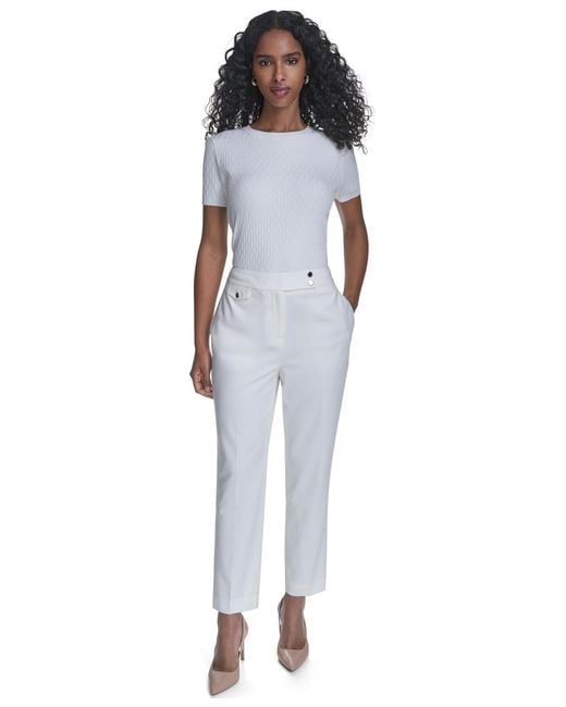 Calvin Klein Blue Slim Leg Pants