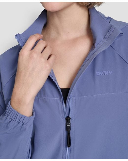 DKNY Blue Commuter Full-zip Jacket