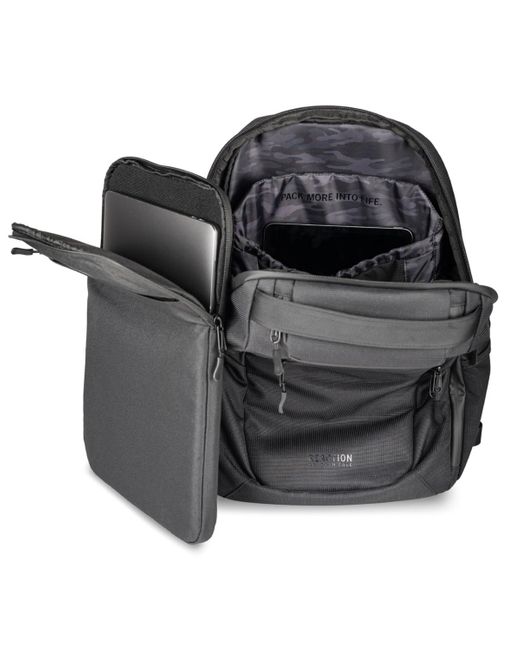 Kenneth Cole Gray Parker 17" Laptop Backpack