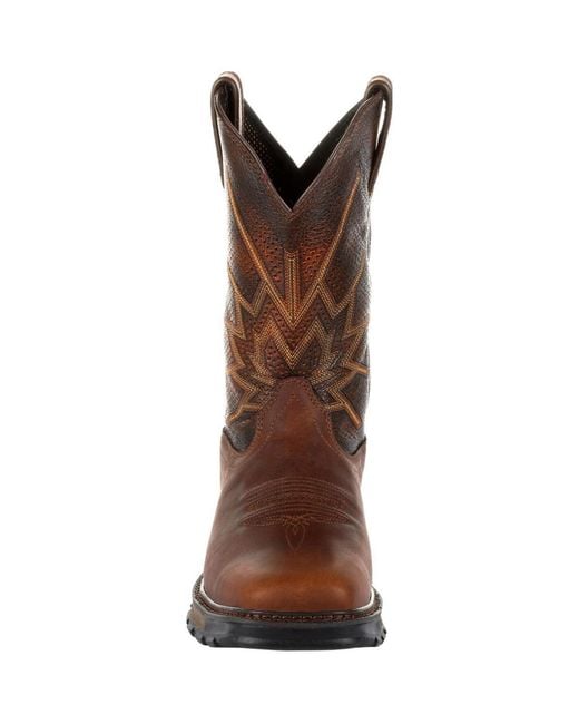 Durango Brown Maverick Xp Ventilated Western Work Boot for men