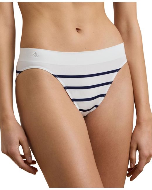 Ralph Lauren Blue Seamless Hipster Bikini Briefs