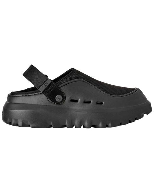 Ugg Black Peakmod Round-toe Clogs for men