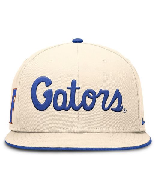 Nike Blue Florida Gators Primetime True Performance Fitted Hat for men