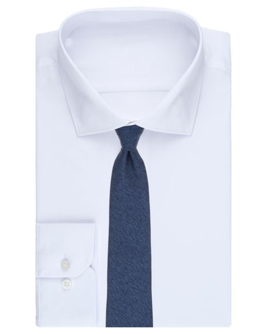 Club Room Blue Solid Tie for men