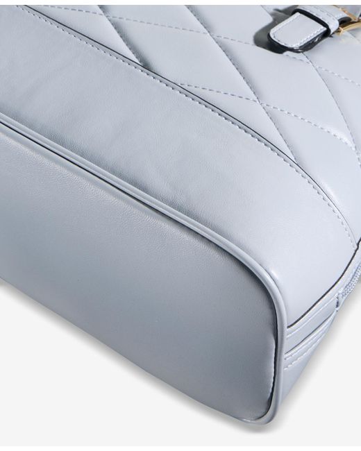 Giani Bernini Gray Medium Quilted Dome Satchel