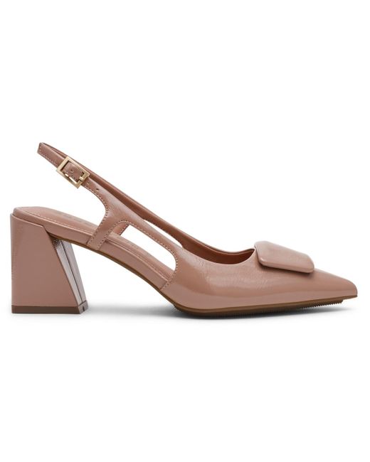 Anne Klein Pink Renetta Slingback Block Heel Pumps