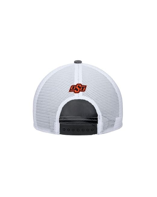 Nike Black Oklahoma State Cowboys 2025 On-field Rise Trucker Performance Adjustable Hat for men