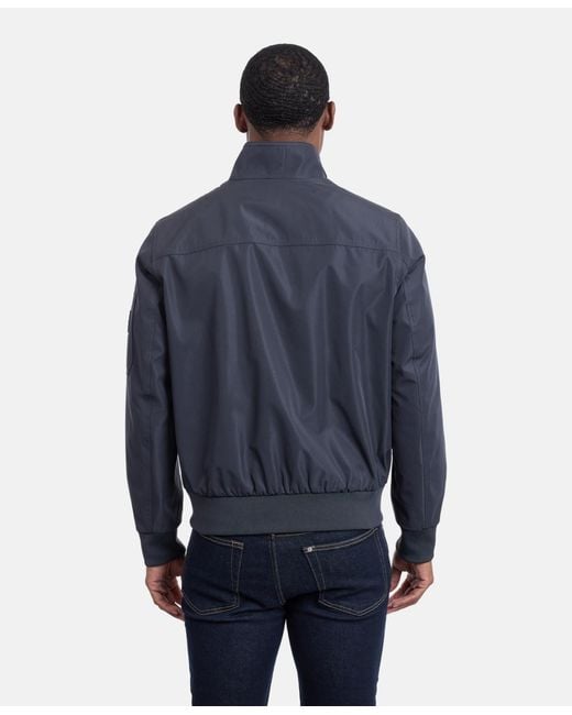 Calvin Klein Blue Ripstop Bomber Jacket for men