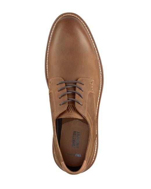 Johnston & Murphy Brown Hodges Plain Toe Shoe for men