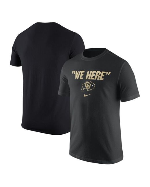Nike Colorado Buffaloes We Here T-shirt in Black for Men | Lyst