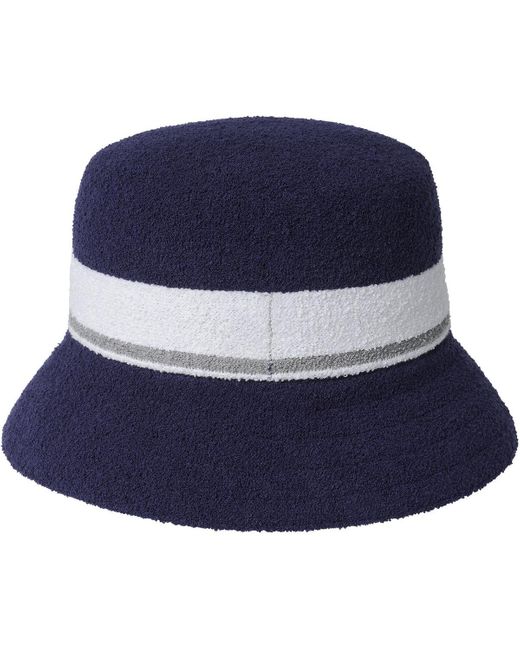 Kangol Blue Bermuda Stripe Bucket Bucket Hat for men