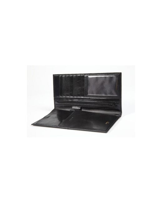 Bosca Black Old Leather Collection Case for men