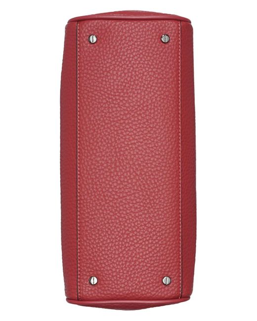 Calvin Klein Red Brigette Mini Satchel Bag