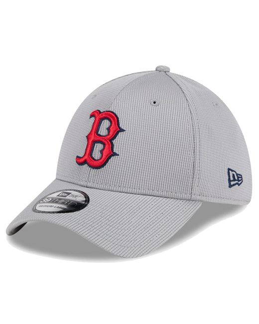 KTZ Gray Boston Red Sox Active Pivot 39thirty Flex Hat for men
