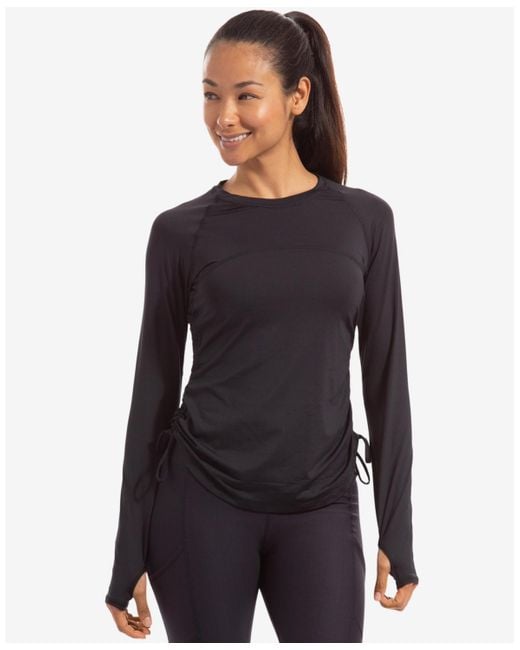 BloqUV Blue Upf 50+ Drawstring Crew Top