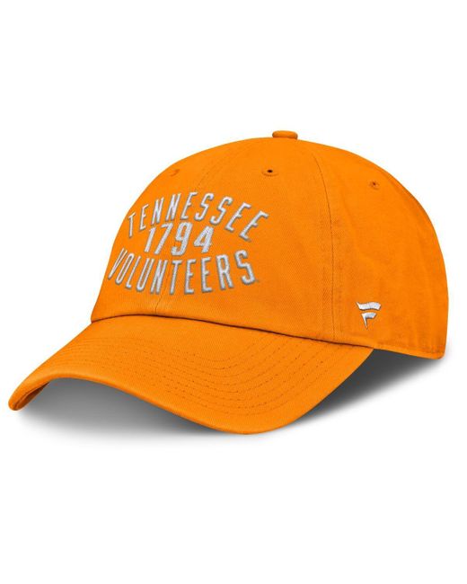 Fanatics Orange Tennessee Volunteers Archer Adjustable Hat for men