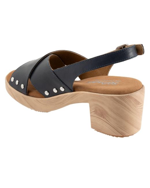 Softwalk® Blue Florence Clog
