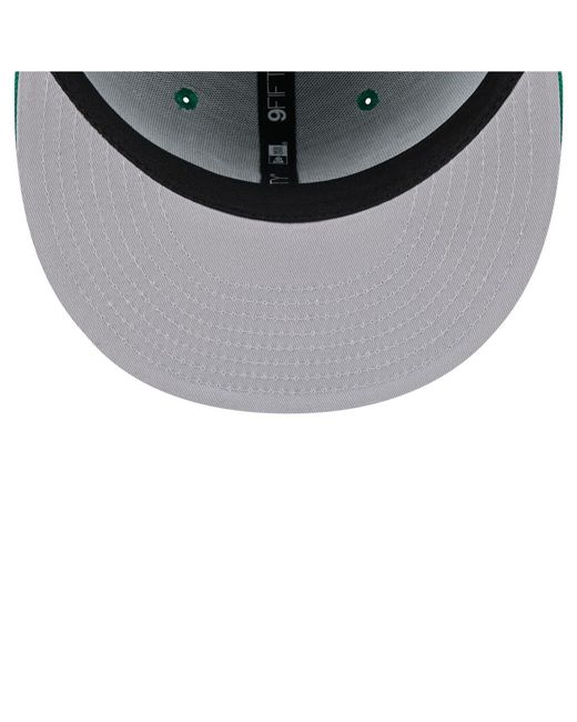 KTZ Green Philadelphia Eagles Main Script 9fifty Snapback Hat for men