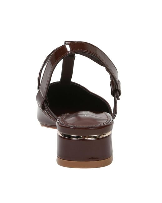 BERNESS Brown Cristian T-strap Slingbacks