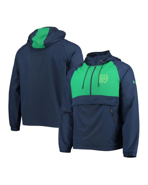 Under Armour Synthetic Navy Notre Dame Fighting Irish Gameday Anorak ...