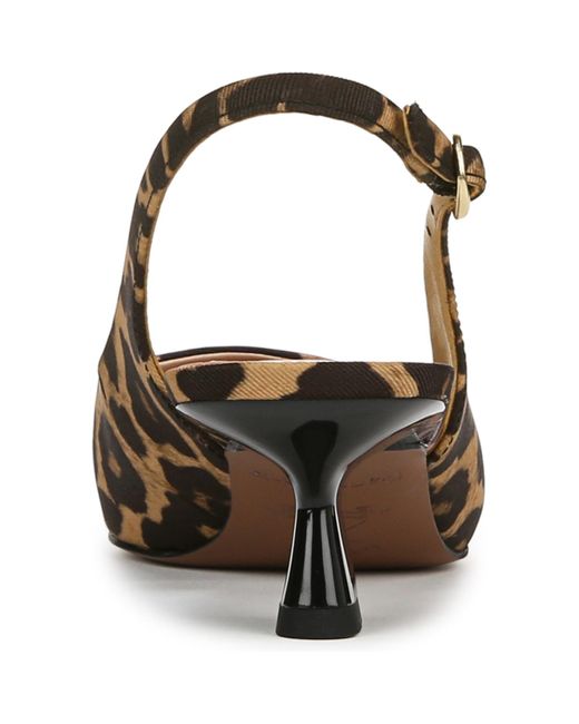 Franco Sarto Brown Jaden Pointed Toe Slingback Pumps